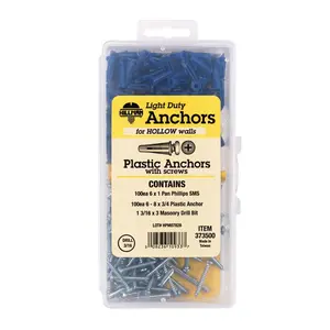 ACEDS  6-8 Phillip Plastic Anchor Kit