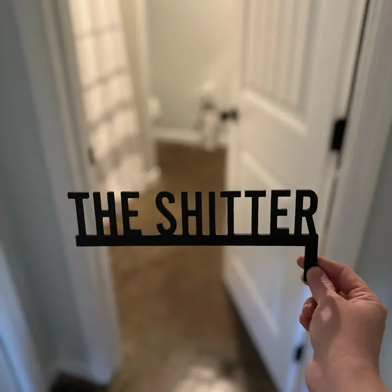 Funny Bathroom Sign