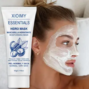 60g Hydrating Intensive Moisturizing Mask, Rich in Collagen, Sodium Hyaluronate, Aloe Vera, Smooths Skin, Suitable for All Skin Types