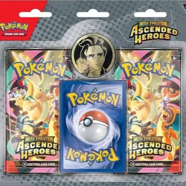 ASCENDED HEROES 2 packers with promo and coin