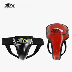 BN Groin Guard PU Leather Boxing Training Pu Leather Groin Protector Groin Guard