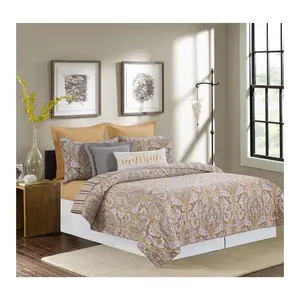 Shay Damask King Bedding 3 Piece Quilt Set by Valerie Shay Damask King Bedding 3 Piece Quilt Set by Valerie