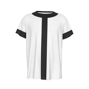 Black and White Round Neck Short Sleeve Adult Costume T-Shirt Ben 10