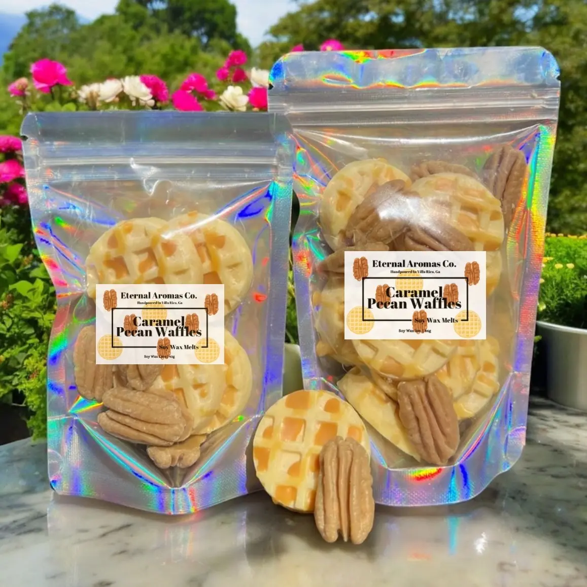 Caramel Pecan Waffle Wax Melts | Pecan Waffle Wax Melts | Mini Caramel Waffle Wax Melts | Waffle Wax Melts |  Candle Decor Decoration autumn aromas Made-To-Order