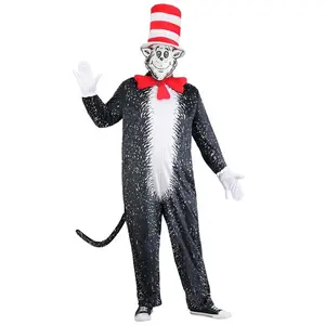 Plus Size Dr. Seuss "If I Ran Your School" Cat in the Hat Adult Costume