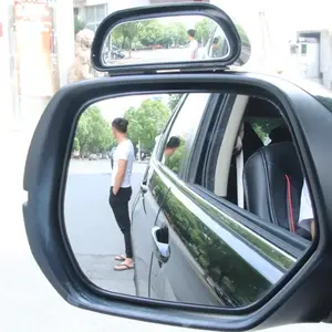 360 Degree Adjustable Wide Angle Side Rear Mirror Blind Spot Convex Mirrors for Car Reverse Parking Auxiliary Rear View Mirror NONE