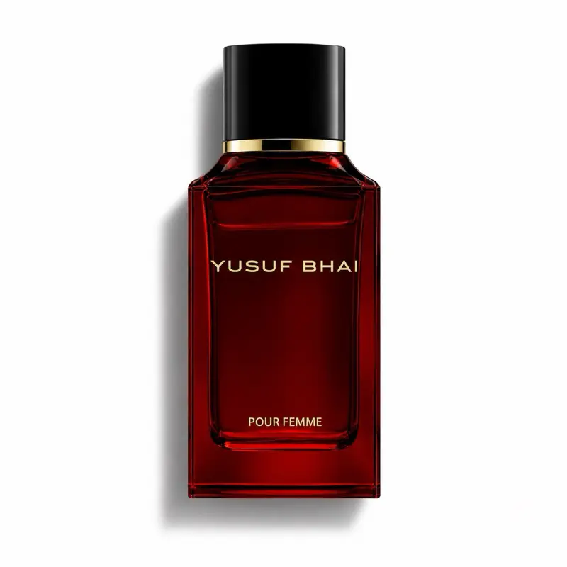 YUSUF BHAI POUR FEMME ORIGINAL CREATION, 100 ML EAU DE PARFUM, Aroma Perfume, Romantic, Adults, Edp, Elegance And Passion, Long-Lasting, Bottle-Shaped Women's Fragrance, Contains Alcohol, 100Ml