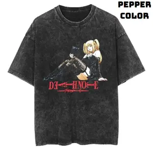 Misa Kira's Angel Vintage Graphic Tees, Misa Tshirt, Death Note Shirt, Anime Clothing, Unisex Manga Anime T-Shirt, Shirt For Men Women Crew Neck Casual Top Menswear Womenswear Streetwear