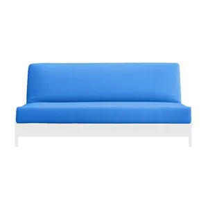 Natural 100% Cotton Fabric Futon Mattress Cover - Air Force Blue