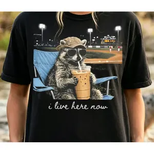 Comfort Colors Racoon Funny Ballfield Dark T Shirt, Only Baseball Mama Style TShirt, Softball Clipart T-Shirt, Travel Baseball Softball Tournament Gift, Softball Ball Mom Graphic Tee