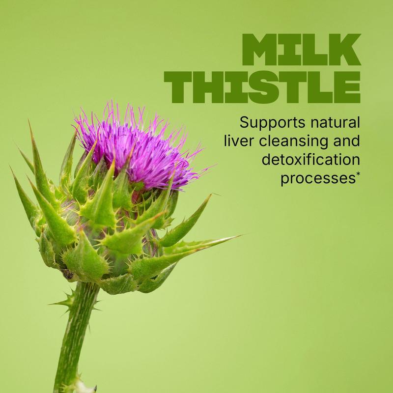 Swisse Milk Thistle Liver Detox - Liver Cleanse & Liver Support - Milk Thistle + Turmeric + Artichoke Extract
