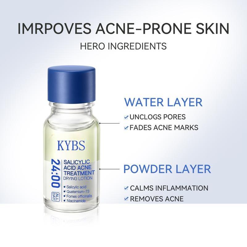 KYBS 24H Pimple Relief Drying Lotion | Salicylic Acid | Fade Acne Marks, Inflammation Relief, Oil Control, Post-Blemish Care, Sensitive Skin Friendly
