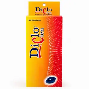 Diclo Cien Diclofenac Sodium 100 mg Softgel Capsules | 100 Count