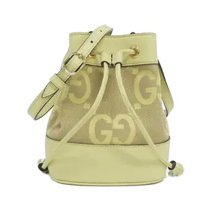 Pre-owned GUCCI Canvas Shoulder Bags Jumbo GG Shoulder Bag