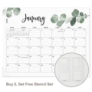 Cabbrix 2026-2027 Magnetic Calendar for Refrigerator, 18-Month Fridge Calendar Jan 2026–June 2027, Monthly Planner with Various Stylish Designs for Home Office