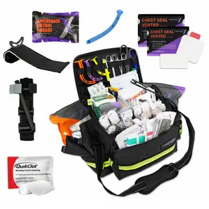 Mid-Sized EMT Bag w/ Standard Fill Kit + Trauma Pak  | LXMB25