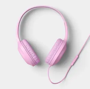 Wired Banded Over Ear Headphones with Microphone in Purple - heyday™