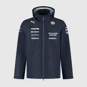 Williams Racing F1 2025 Men's Team Rain Jacket - Navy