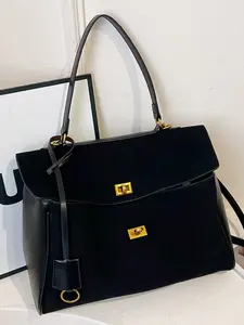 Women's Business Commute Handbag New Matte Leather Tote, Casual Style Shoulder Crossbody Bag, All Seasons Messenger Bag, Casual Messenger Bags, PU Tote Satchel