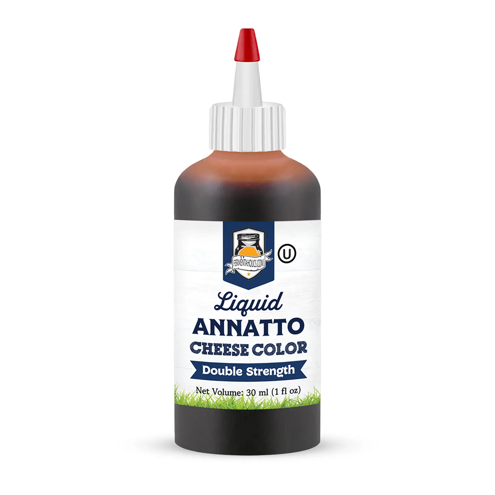 Liquid Annatto Cheese Coloring 1 FL OZ Bottle