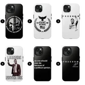 Charlie Kirk A True Patriot Pray For Freedom Political Commentary Graphic Art Trendy Tough Phone Case Patriot Core Rugged Impact Shield Case for iPhone 17 16 Pro Max 15 Plus 14 13 12 11 Mini