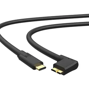 16ft 5Gbps USB C to Micro B Cable for Photo/Video Shooting, Hard Drive USB-C Cable, USB 3.0 Micro B to Type-C Cable Compatible with Canon EOS 1DX2/ 5D4/ 5DS/ 5DSR/ 7D2 Nikon D850/ D810/ D800D5/ D500