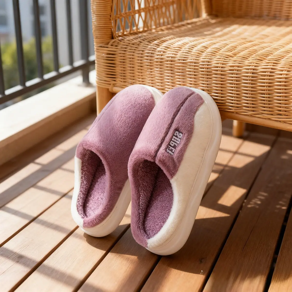 Women's Stylish Plush Casual Slides - Flat Fuzzy House Shoes, Warm Winter Lined Padded Comfy Hold Footwear with Soft Sole for Indoor Home Use, Flat Slippers, Comfy Hold Women's Fashion Slippers, Lined Padded Women's Fashion Slippers