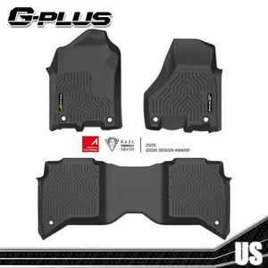 Fit For 2019-2024 Ram 2500/3500 Crew Cab All Weather TPE Car Floor Mats Liners