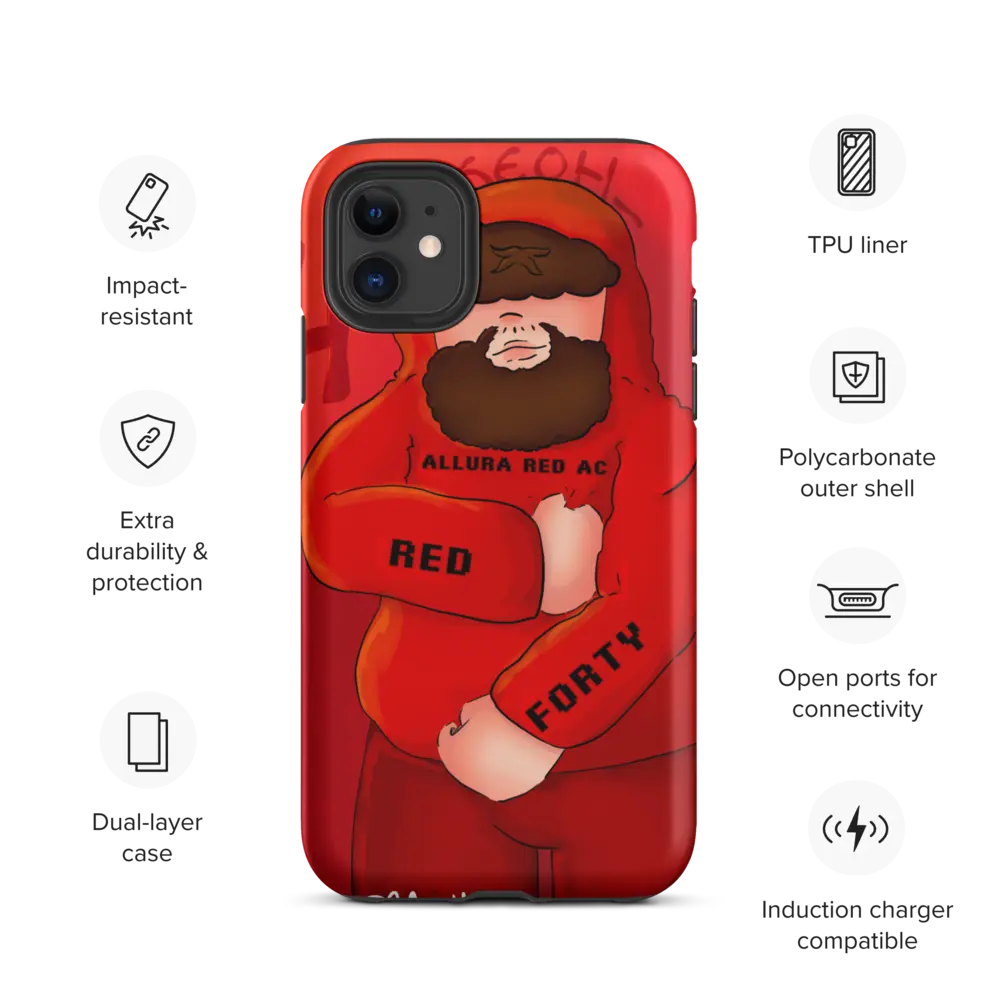 Caseoh Red 40 Tough Case for iPhone®