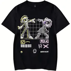 Murders Merch Shirt Cosplay Droness Tshirts N Uzis Fashion Print Tee for Women Men