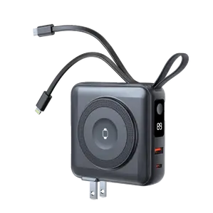 5-in-1 Multifunctional Travel Charger & Power Bank | 10000mAh