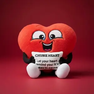 Chubiez™ Vita the Heart Plushy Soft Squishy Comfort Buddy with Supportive Community & Free Mental Health Sessions