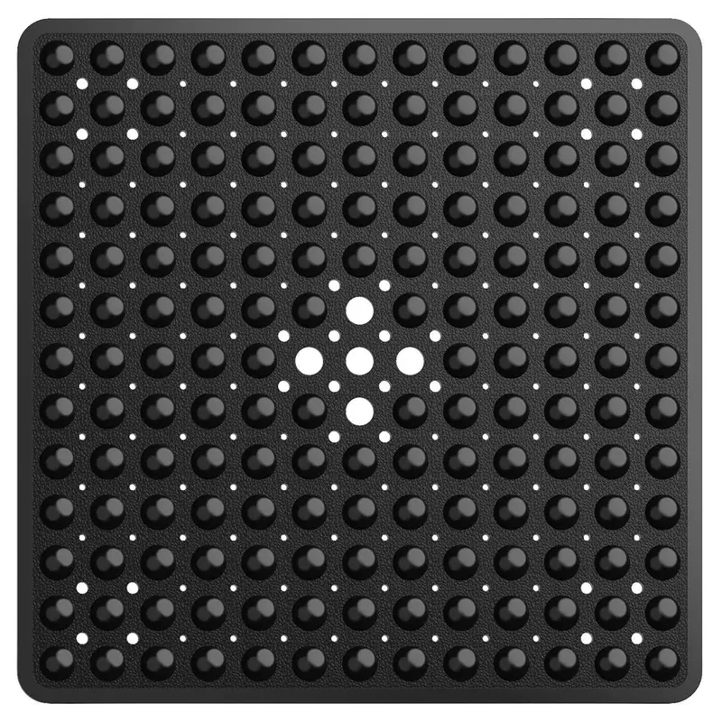 Shower Bathtub Mat, Bathroom Floor Mat, Shower Floor Mats, Nonslip Shower Mat, Non-slip Shower Mat, Soft Square Bath for Tub with Suction Cups and Drain Holes, Bathroom Accessories, Home Goods