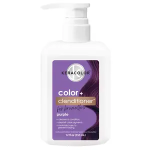 3-in-1 Color-Depositing Conditioner for Brunettes, Gently Cleanses & Conditions, Semi-Permanent Hair Color, 12 Fl Oz