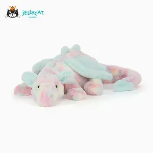 Own the Rare 50cm Jellycat Lazulia Dragon Large Plush Doll with Tags & Dust Bag.