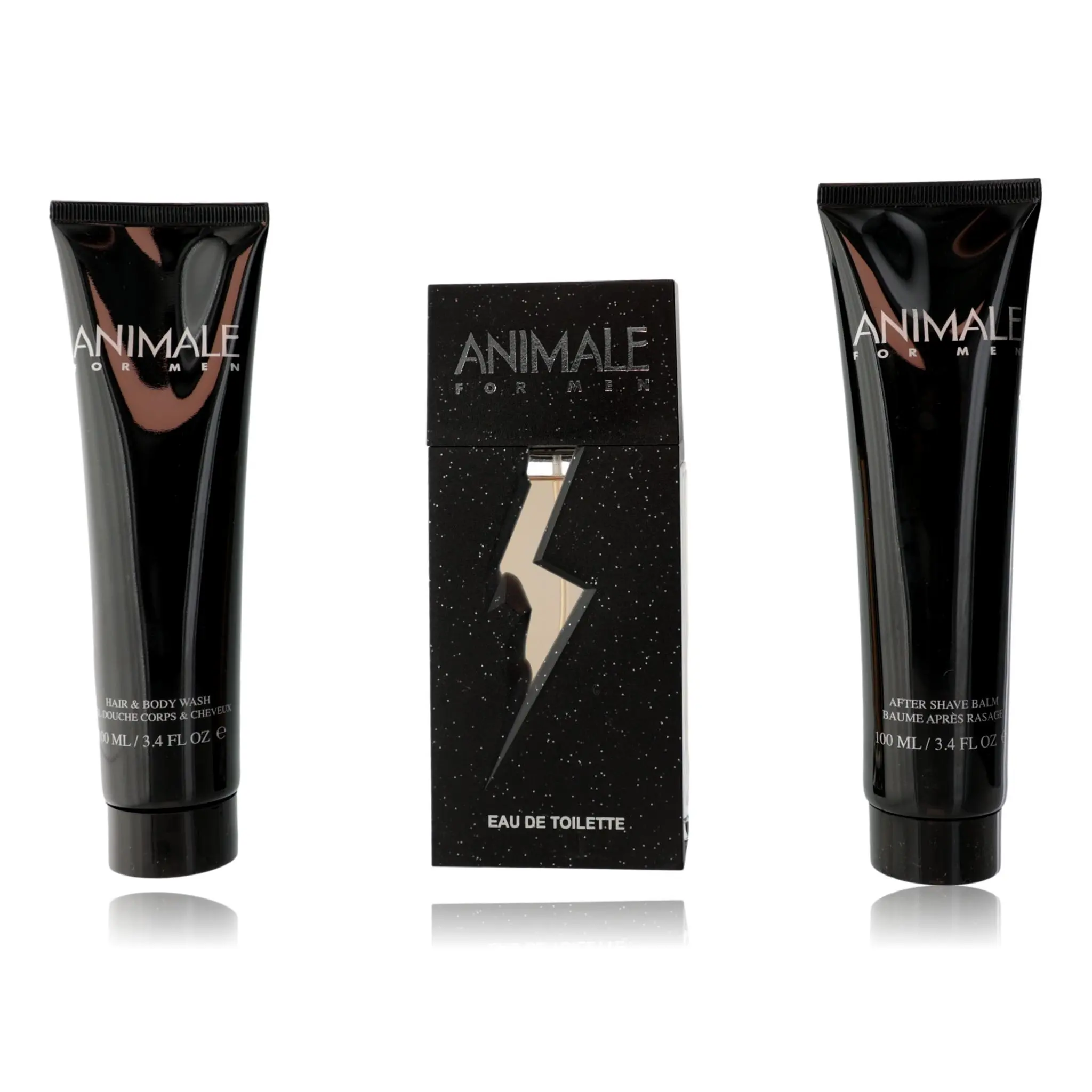 Animale by Animale, 3 Piece Gift Set for Men, Vanilla, Scented
