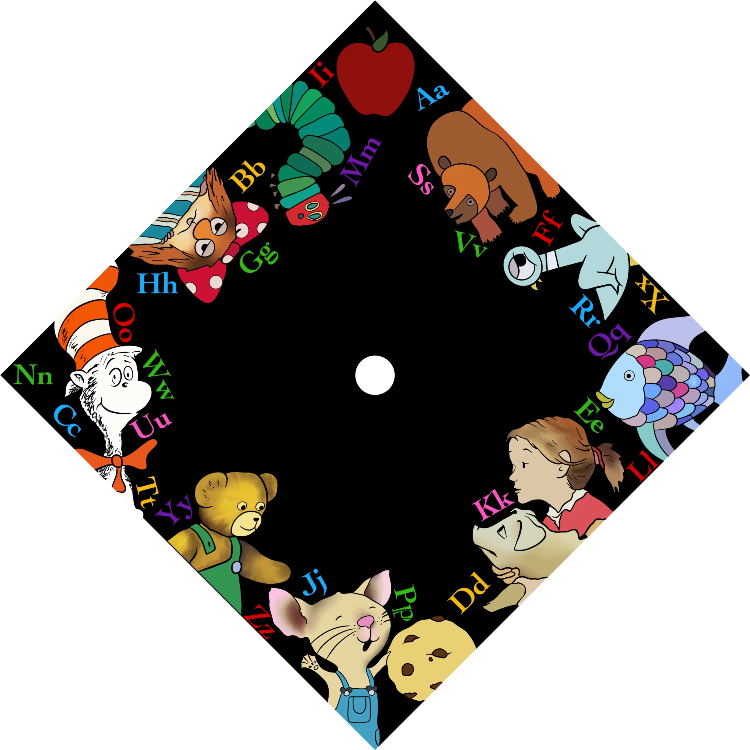 Children's Book Graduation Cap Topper