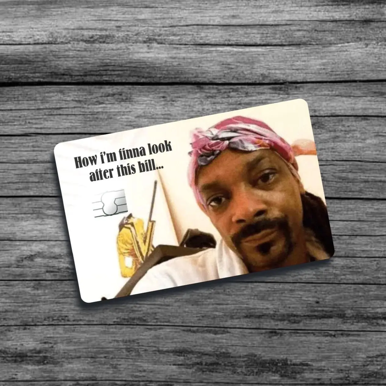 Snoop Meme Credit Card Skin, Funny Meme Card Skin