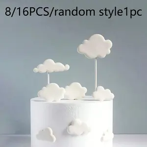 Random Style 1pc Cloud Cake Decorations, 3D Foam Cake Sign for Birthday Parties, Grand Opening Celebrations, Festive Supplies