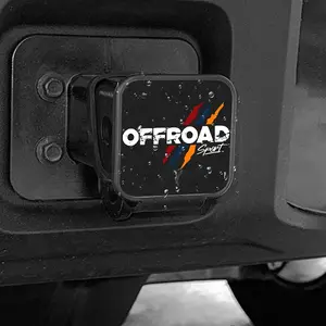 Off Road Hitch Cover for 2 Inch Receivers - Trailer Hitch Cover Tube Plug Insert Cap, Compatible with Pickup, SUV, Jeep, Cars, Trucks, RV & More Exterior Accessories