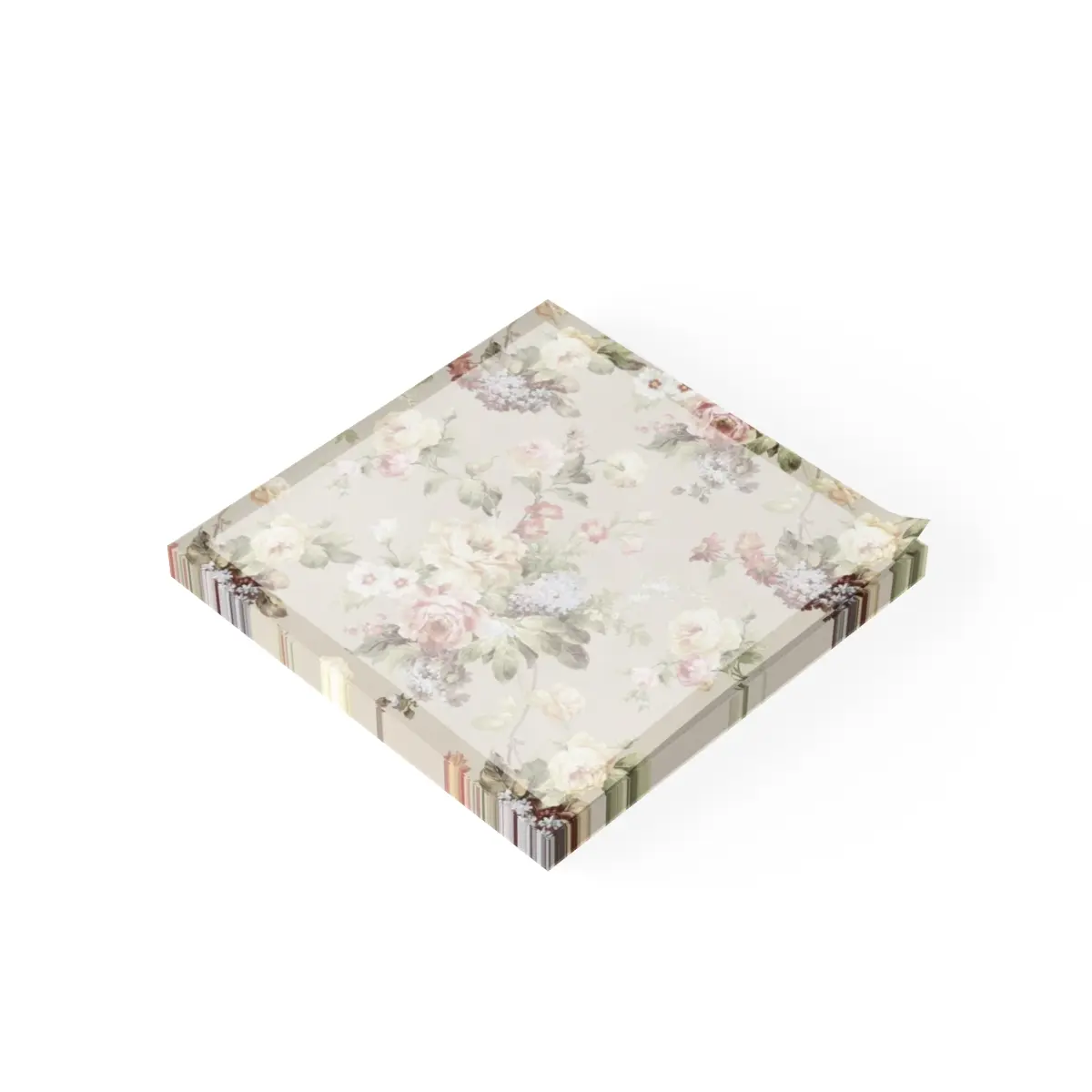 Cottage Garden Post-it® Note Pad, 3x3 or 4x4 Designer Floral Sticky Notes