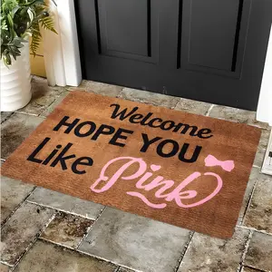 Funny Welcome Hope Anti-slip Doormat, Humorous Entrance Rug, High-end Design Highly Absorbent Floor Mats, Anti-slip Quick drying Soft Carpets, Suitable for Multi-scenario, Indoor Outdoor Entrance Carpet Home Decor, Gifts for Family and Friends