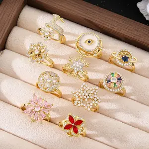 Micro-Paved Zirconia, Luxurious and Exquisite Snowflake Design, Versatile Full Diamond Jewelry