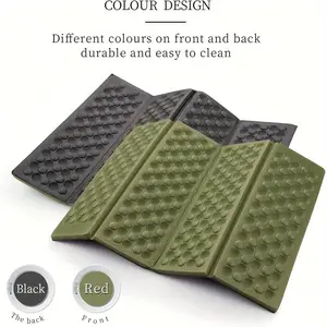 1pc Outdoor Folding Mat for Camping & Hiking, XPE Foam Waterproof and Moisture-Proof Cushion, Lightweight and Durable, Easy to Clean Portable Seat Pad, Travel Accessory