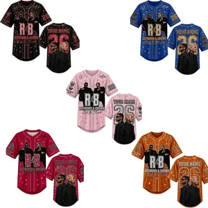 (Note 24h)Team Breezy Baseball Jersey, Chris Shirt, The R&B Tour Concert Outfit