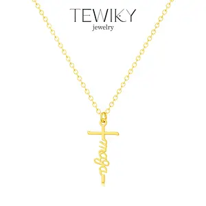 Tewiky Greenish Spring Jewelry MAGA Cross Easter Necklace for Women Trump Necklace Make America Great Again Necklaces Chain MAGA Necklace for President TrumpJewelry for Gift,Fashion Items Holiday gifts