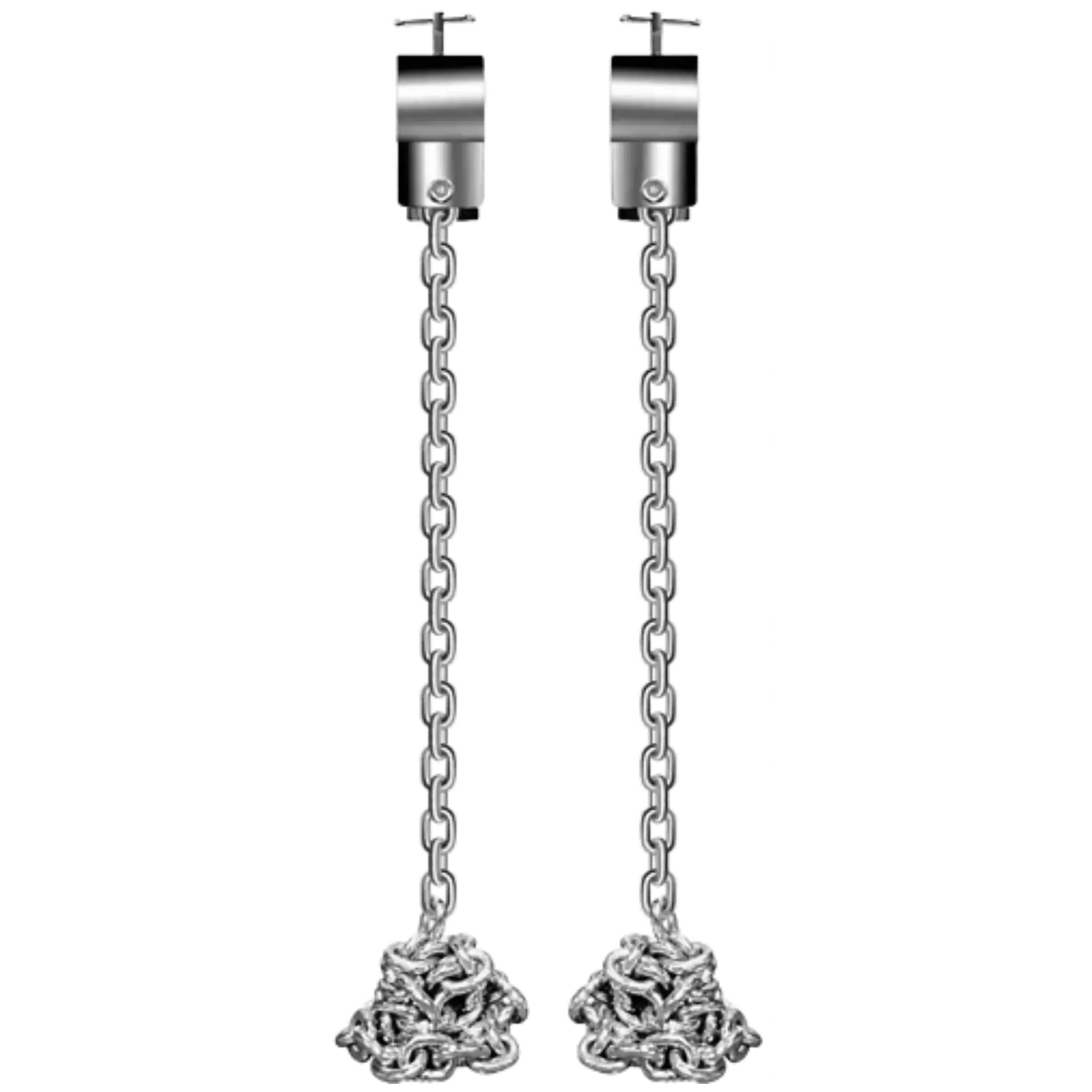 French Fitness Weight Lifting Chain Set of 2 w/Collars - 22 lbs (New)