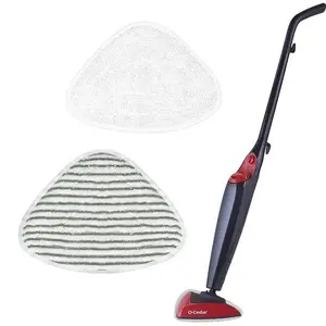 Vileda Steam Mop Replacement Cloth, O-Cedar Triangle Chenille Fiber Pad, Fine Fiber Mop Head, Rotating Replaceable Head, Mop Refills