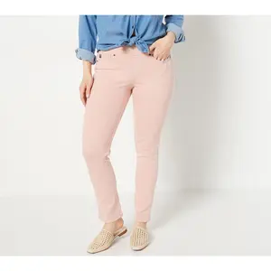 QVC Women's Tall Flexibelle Curve Slim-Leg Jeans by Kim Gravel