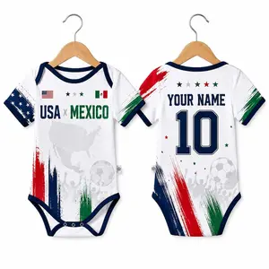 Custom Half and Half Soccer BABESUIT Jersey, Personalized Binational Football Shirt FOR NB